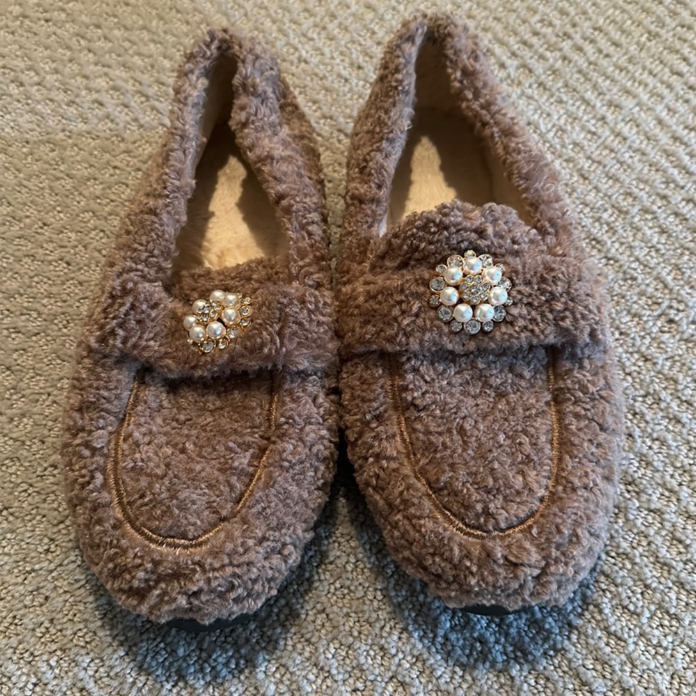 Fleece loafers